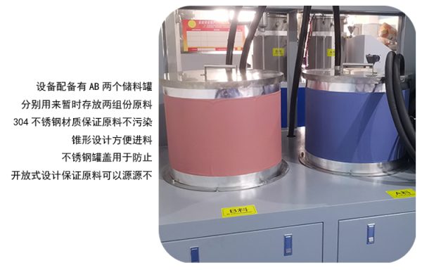 矽膠發泡機後面